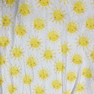 Little Sleepies Crib Sheet Bamboo Viscose Smiling Sun Sunshine Fitted Toddler